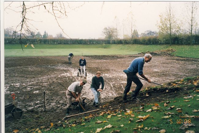 3 Untitled-Scanned-07_edited-1.jpg - The bank has been dug out and still more clay. October 1995 